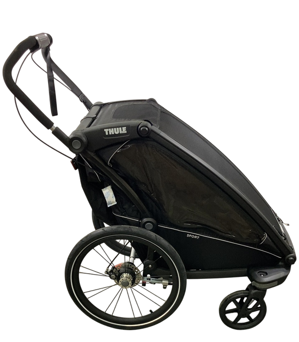 Shop Thule Chariot Sport 1, 2022, Midnight Black on Black at GoodBuy Gear