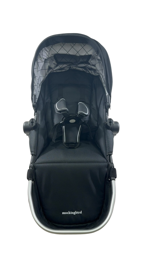 Shop Mockingbird 2nd Seat Kit 2.0, Black, Silver With Penny Leather, Windowpane at GoodBuy Gear