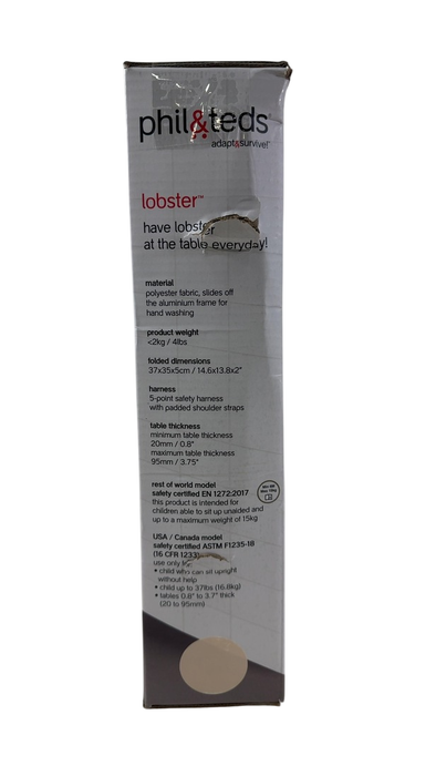 Shop Phil & Teds Lobster Hook On High Chair, Sand at GoodBuy Gear