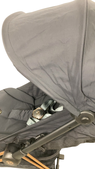 Shop Cybex Coya Stroller, 2023, Rose Gold, Sepia Black at GoodBuy Gear