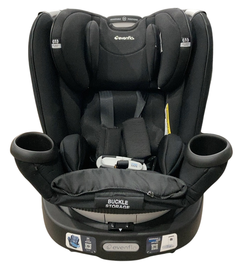 Shop Evenflo Gold Revolve 360 Extend All-in-one Rotational Car Seat With SensorSafe, 2024, Onyx Black at GoodBuy Gear