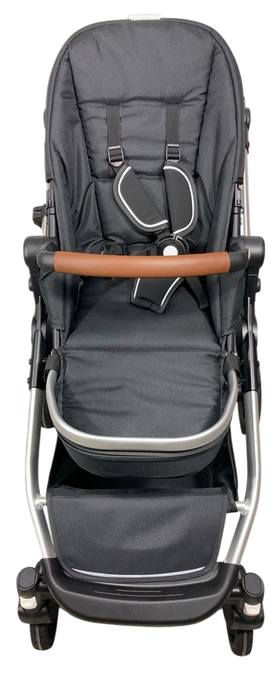 Shop Mockingbird Single to Double 2.0 Stroller, 2024, No Canopy, No Canopy, Silver With Penny Leather at GoodBuy Gear