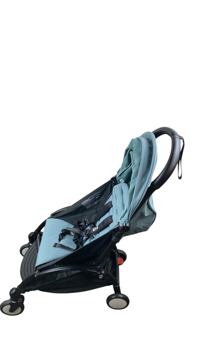 Shop Babyzen YOYO2 Complete Stroller, 2022, Black with Aqua at GoodBuy Gear