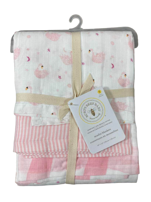 Shop Burt's Bees Baby Muslin Blankets, Blossom at GoodBuy Gear