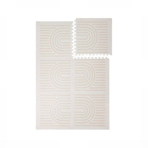 Shop Toddlekind Haven Playmat, 6x8, Linear, Linen at GoodBuy Gear