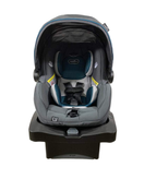 secondhand Evenflo LiteMax DLX Infant Car Seat with SafeZone Load Leg Base, Sawyer, 2023