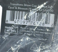 Shop OXO Tot Transitions Straw Cups with Handles, 2 Pack, Opal/Blossom, 6 ounce at GoodBuy Gear