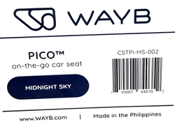 Shop WAYB Pico Portable Car Seat, 2023, Midnight Sky at GoodBuy Gear