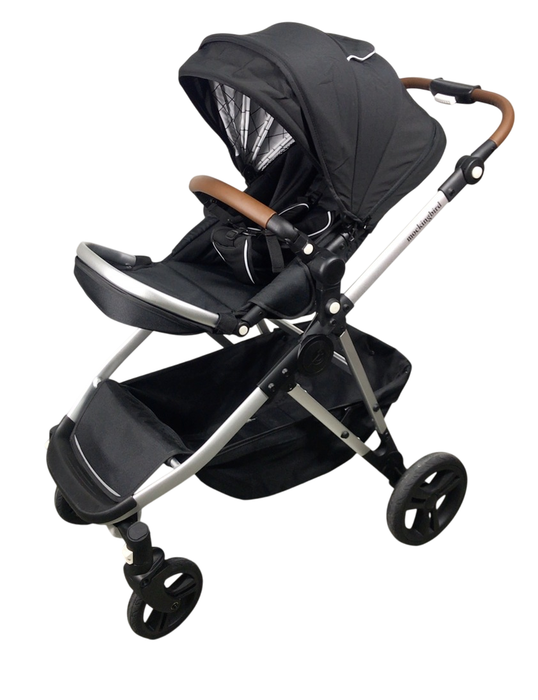 Shop Mockingbird Single to Double 2.0 Stroller, 2024, Black, Silver With Penny Leather, Windowpane at GoodBuy Gear