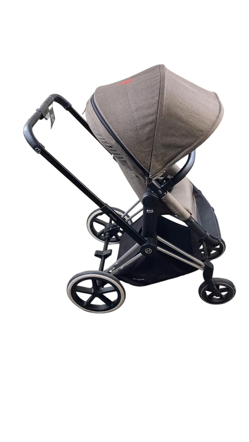 Shop Cybex PRIAM Trekking Stroller, 2017, Chrome, Desert Khaki at GoodBuy Gear