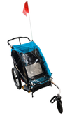 Shop Burley D’Lite X Bicycle Trailer Single, Aqua at GoodBuy Gear