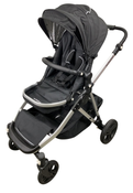 Shop Mockingbird Single to Double 2.0 Stroller, 2024, Black, Silver With Black Leather, Watercolor Drops at GoodBuy Gear