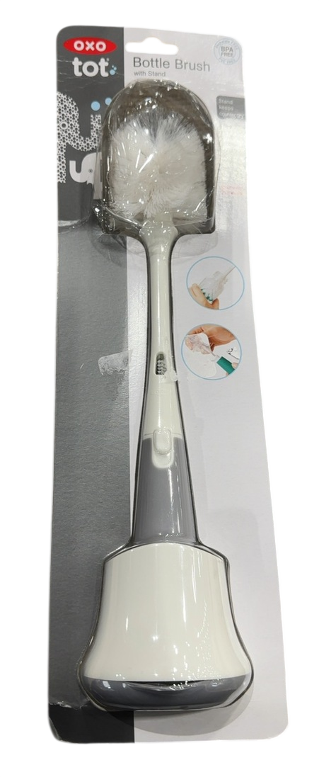Shop OXO Tot Bottle Brush with Stand, Gray at GoodBuy Gear