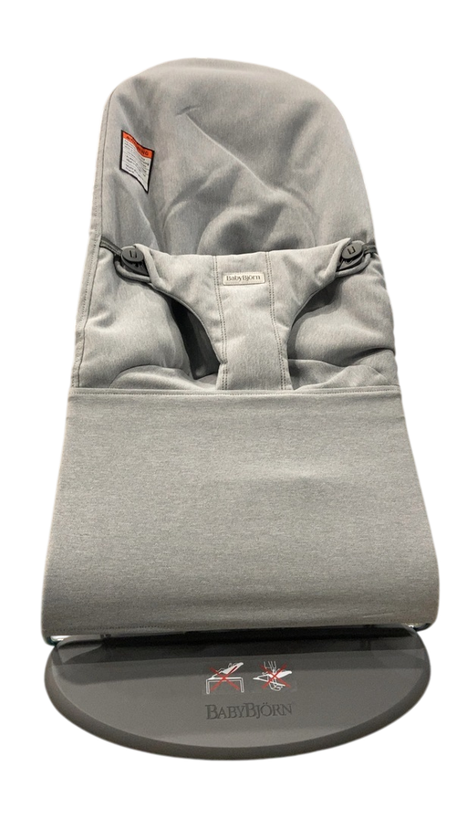 Shop BabyBjorn Bouncer Bliss, Light Gray Frame, Light Gray Woven Mélange at GoodBuy Gear