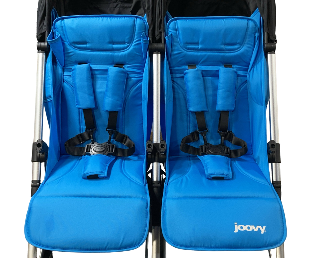 Joovy Kooper X2 Double Stroller, 2022, Blue — GoodBuy Gear