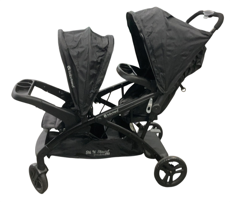 Shop Baby Trend Sit N' Stand Double 2.0 Stroller, Dash black, 2025 at GoodBuy Gear