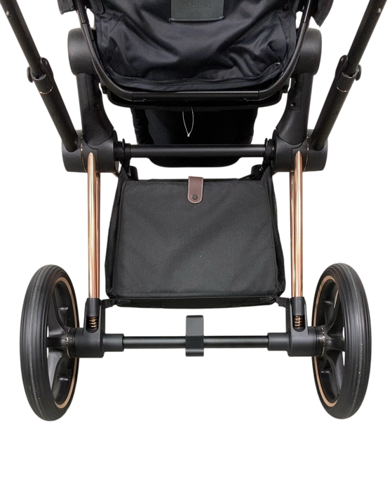 Shop Cybex PRIAM Stroller, 2019, Premium Black, Rose Gold at GoodBuy Gear