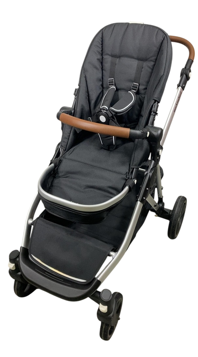 Shop Mockingbird Single to Double 2.0 Stroller, 2024, No Canopy, No Canopy, Silver With Penny Leather at GoodBuy Gear