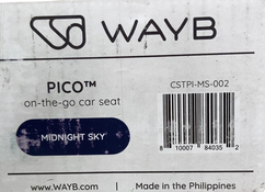 Shop WAYB Pico Portable Car Seat, 2024, Midnight Sky at GoodBuy Gear
