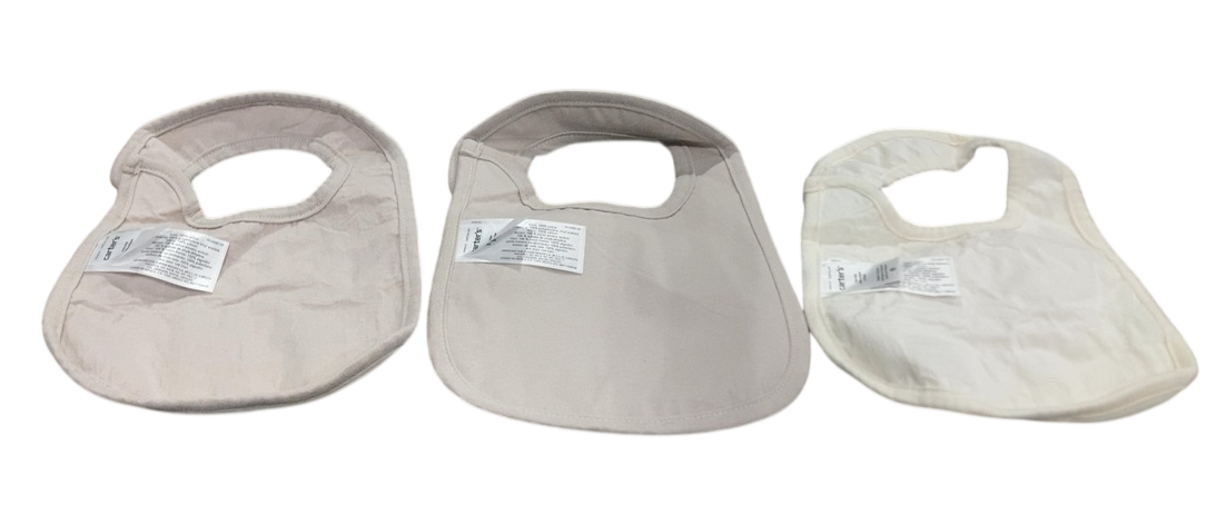 Shop Carter's Baby 3-Pack Teething Bibs, Grey/White at GoodBuy Gear