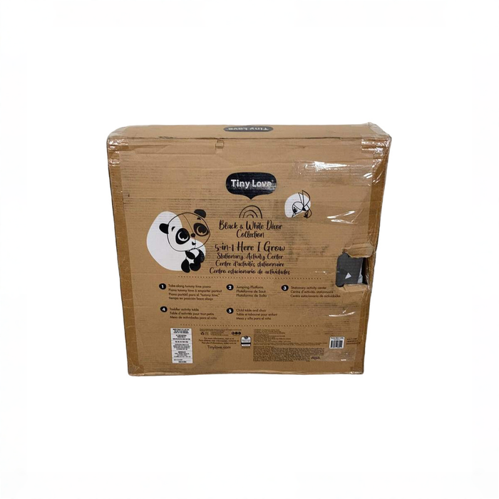 Shop Tiny Love 5-in-1 Stationary Activity Center, Black & White at GoodBuy Gear