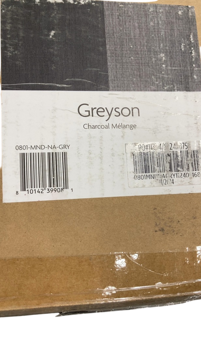 Shop UPPAbaby Minu Duo Stroller, 2024, Greyson(Charcoal Mélange/Carbon Frame/Saddle Leather) at GoodBuy Gear