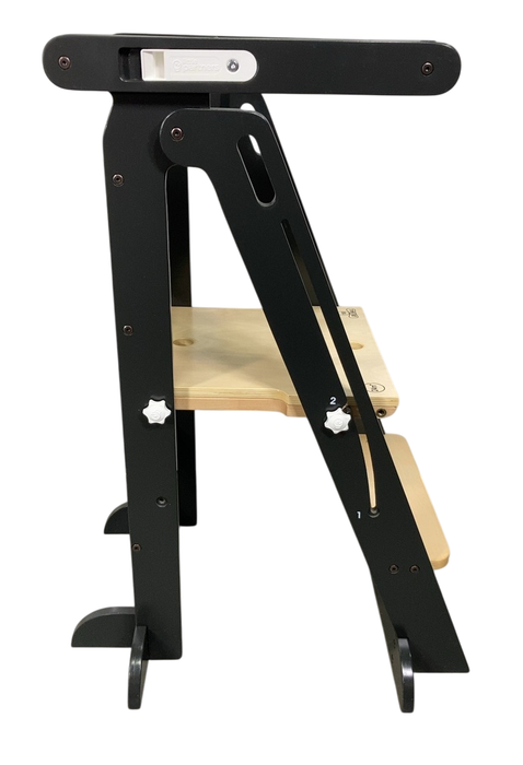 Shop Little Partners Learn ‘N Fold Learning Tower, Charcoal with Natural at GoodBuy Gear