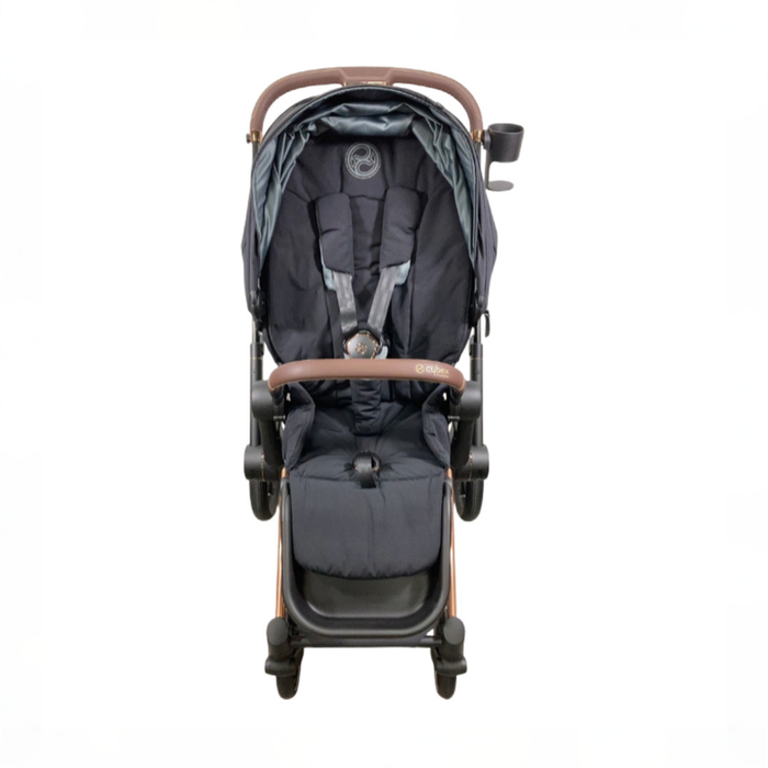 Shop Cybex PRIAM4 Stroller, 2023, Deep Black, Rose Gold at GoodBuy Gear