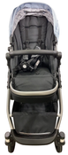 Shop Mockingbird Single to Double 2.0 Stroller, 2024, Silver With Black Leather, Sky, Watercolor Drops at GoodBuy Gear