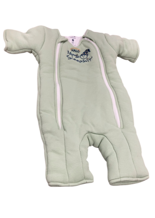 Shop Baby Merlin's Magic Sleepsuit, Cotton, Sage Green, Small 3-6 Months at GoodBuy Gear