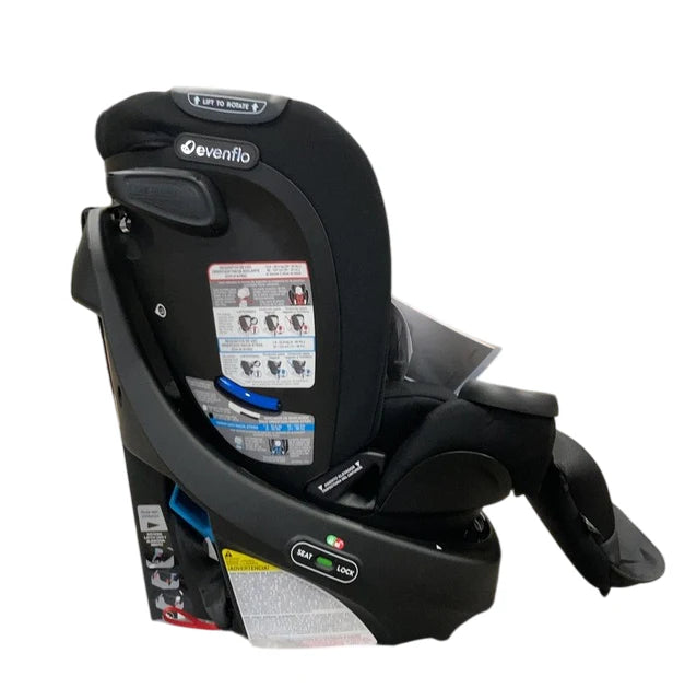 Evenflo Revolve 360 Extend All-in-one Rotational Car Seat With SensorSafe, 2024, Onyx Black