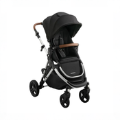 Shop Mockingbird Single 3.0 Stroller, 2025, Silver with Penny Leather, Solid Black at GoodBuy Gear