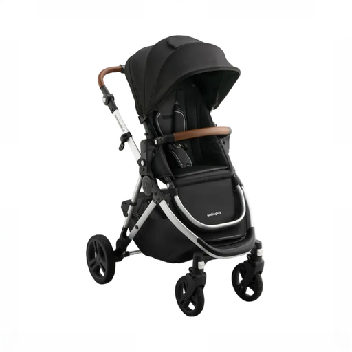 Shop Mockingbird Single 3.0 Stroller, 2025, Silver with Penny Leather, Solid Black at GoodBuy Gear