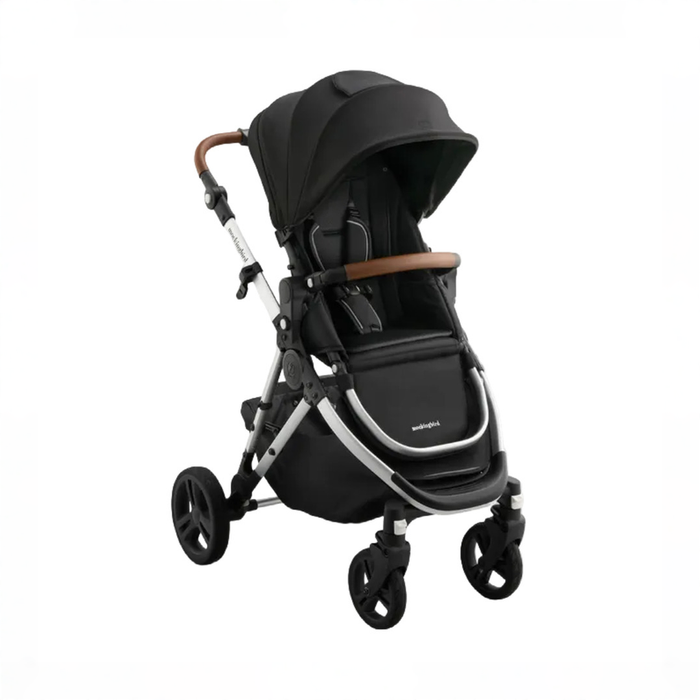 Shop Mockingbird Single 3.0 Stroller, 2025, Silver with Penny Leather, Solid Black at GoodBuy Gear