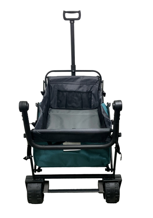 Wonderfold S3 Outdoor Utility Wagon, Hunter Green & Gray