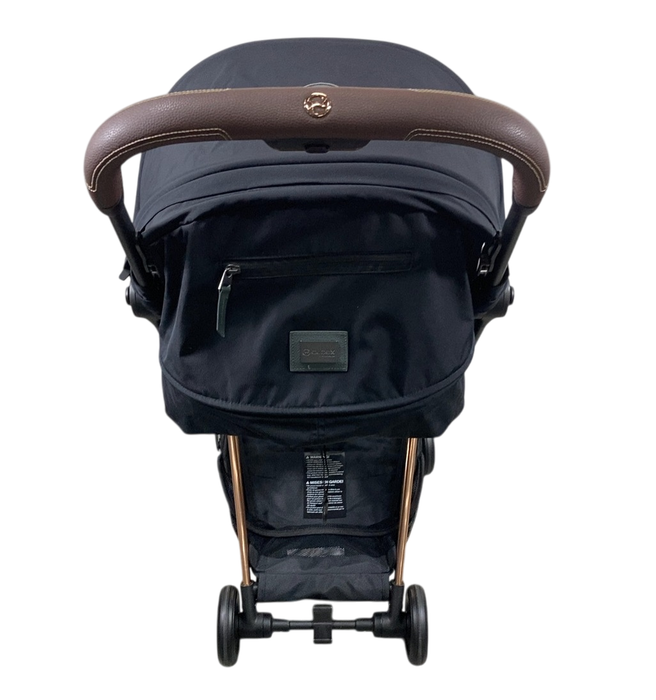 Shop Cybex Coya Stroller, 2023, Rose Gold, Sepia Black at GoodBuy Gear