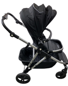 Shop Mockingbird Single to Double 2.0 Stroller, 2024, Black, Silver With Black Leather, Windowpane at GoodBuy Gear