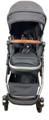 Shop Mockingbird Single to Double 2.0 Stroller, 2024, Black, Silver With Penny Leather, Windowpane at GoodBuy Gear