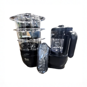 Shop Babymoov Duo Meal Station Food Maker XL Limited Edition, Black at GoodBuy Gear