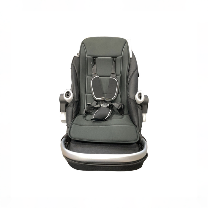Shop Mockingbird Single 3.0 Stroller, 2025, Heather Grey, Silver with Penny Leather at GoodBuy Gear