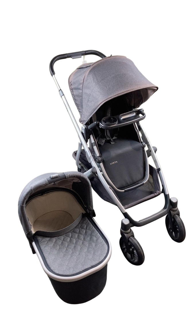 UPPAbaby VISTA Stroller, 2018, Jordan (Grey Melange)