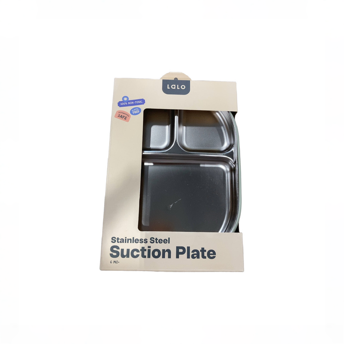 Shop DRAFT - Lalo Stainless Suction Plate, Sage at GoodBuy Gear
