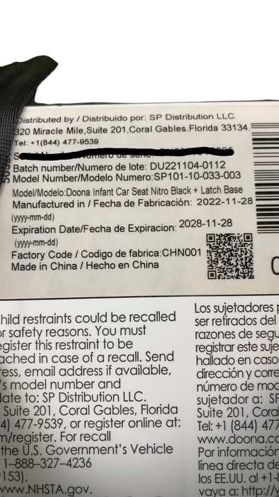 Shop Doona Infant Car Seat & Stroller Combo, 2022, Nitro black at GoodBuy Gear