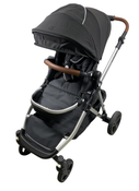 Shop Mockingbird Single to Double 2.0 Stroller, 2024, Black, Silver With Penny Leather, Windowpane at GoodBuy Gear