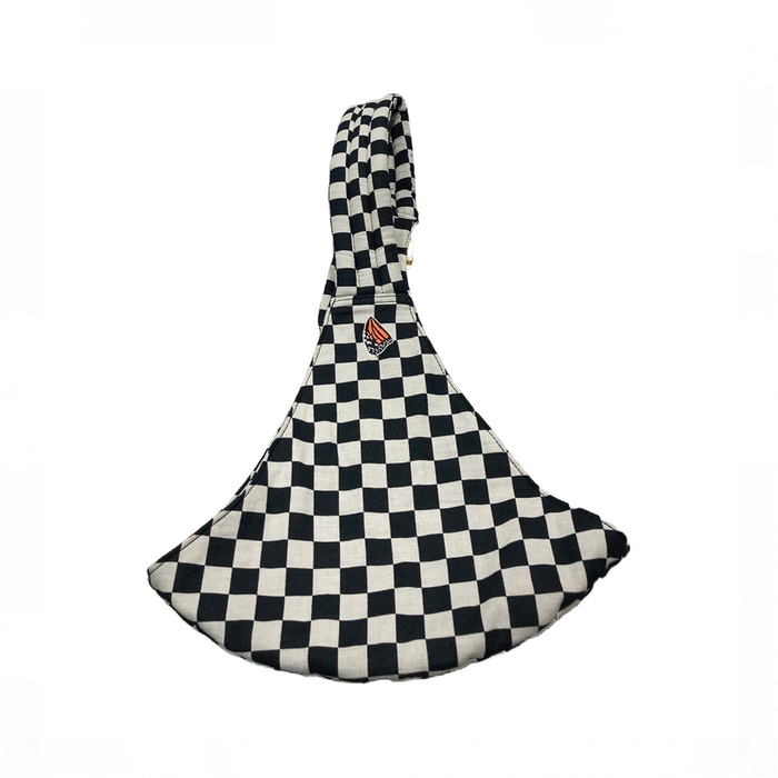 Shop Mabē The Monarch Toddler Sling, Ebony Check at GoodBuy Gear