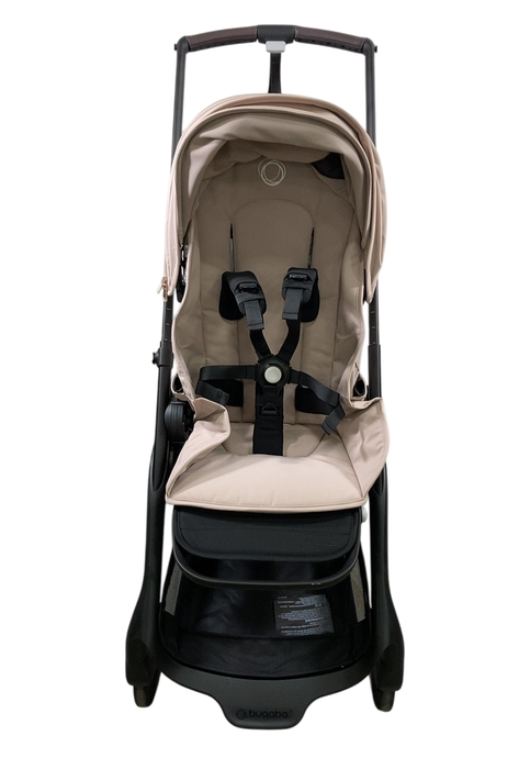 Shop Bugaboo Dragonfly Bassinet and Seat Stroller, 2024, Black, Desert Taupe, Desert Taupe at GoodBuy Gear