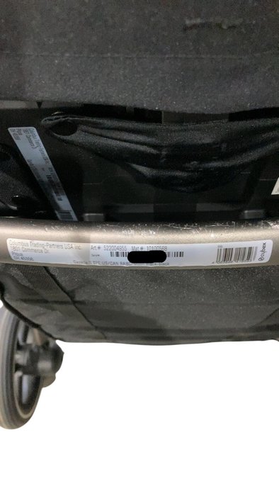 Shop Cybex Gazelle S Modular Stroller, 2024, Moon Black, Taupe Frame at GoodBuy Gear