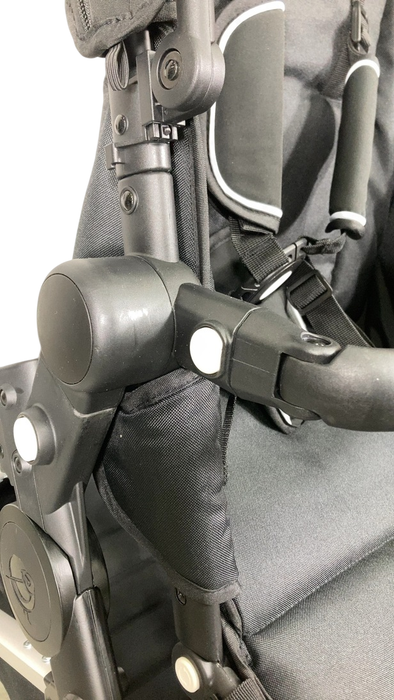 Shop Mockingbird Single 2.0 Stroller, 2024, Black, Silver With Penny Leather, Windowpane at GoodBuy Gear