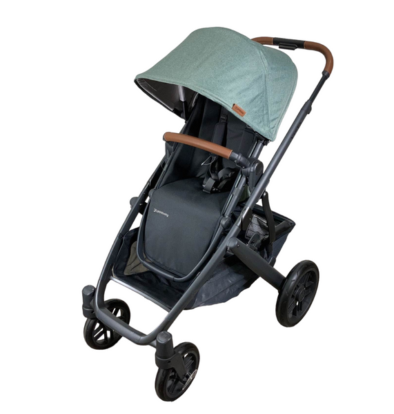 uppababy vista v2 stroller gwen UPPAbaby VISTA V2 Stroller, 2022, Gwen (Green Melange)