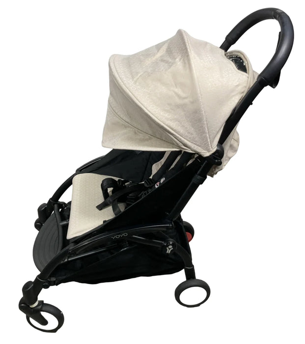 Babyzen YOYO2 Complete Stroller, 2024, Black with Bonpoint Beige